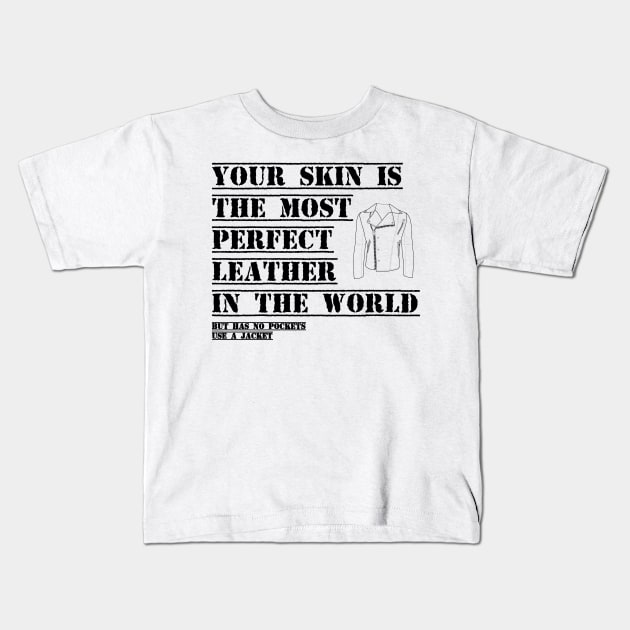 Skin Jacket Kids T-Shirt by grado